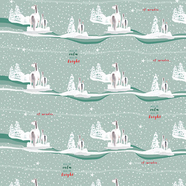 Buy Deckled Edge "Christmas Frolics" Xmas Design Gift Wrap| Online for Equine