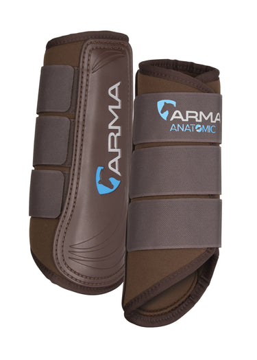 Buy the Shires ARMA Brown Neoprene Brushing Boots | Online for Equine