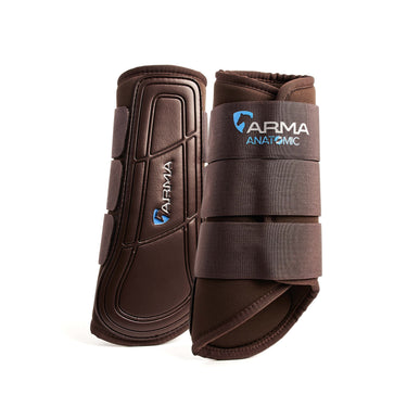 Buy the Shires ARMA Brown Neoprene Brushing Boots | Online for Equine