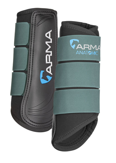 Buy the Shires ARMA Green Neoprene Brushing Boots | Online For Equine