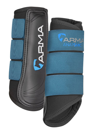 Buy the Shires ARMA Ocean Blue Neoprene Brushing Boots | Online For Equine