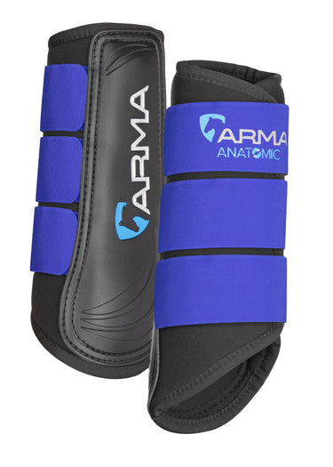 Buy the Shires ARMA Royal Blue Neoprene Brushing Boots | Online for Equine