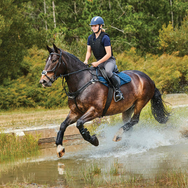 Weatherbeeta Navy Ultra Grip Jump Shaped Saddle Pad