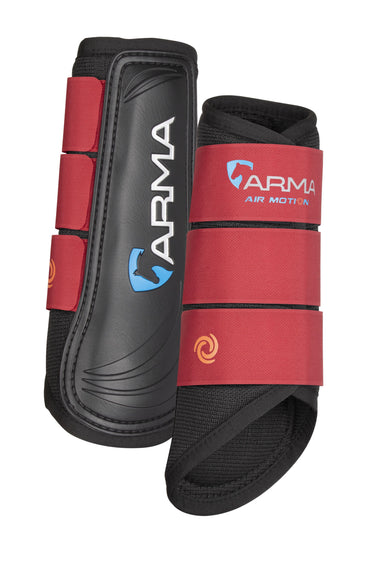 Buy the Shires ARMA Air Motion Deep Red Brushing Boots | Online for Equine