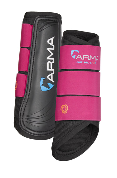 Buy the Shires ARMA Air Motion Raspberry Brushing Boots | Online for Equine