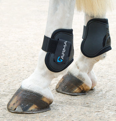 Buy the Shires ARMA Black Fetlock Boots | Online for Equine