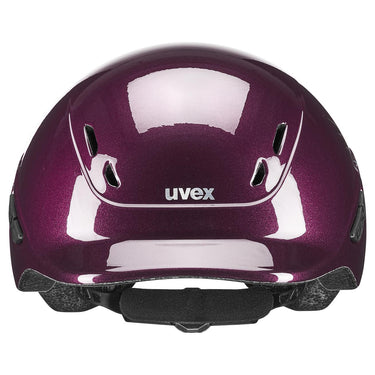 Uvex Kidoxx Burgundy Shiny Junior Riding Hat