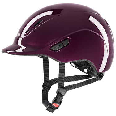 Uvex Kidoxx Burgundy Shiny Junior Riding Hat