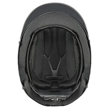 Uvex Shiny Perfexxion III Black Adjustable Riding Hat