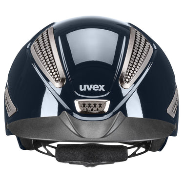 Uvex Shiny Perfexxion III Navy Adjustable Riding Hat