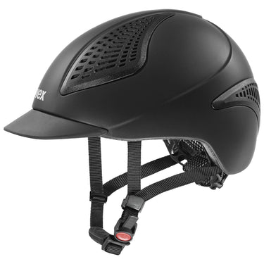 Uvex Exxential II Black Matt Adjustable Riding Helmet - Medium - Large (57cm - 59cm)