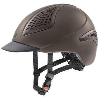 Uvex Exxential III Mocca Matt Adjustable Riding Helmet