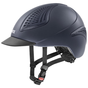 Uvex Exxential III Blue Matt Adjustable Riding Helmet