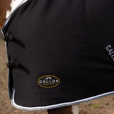 Gallop Black Jersey Cooler Rug