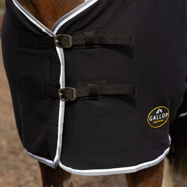 Gallop Black Jersey Cooler Rug