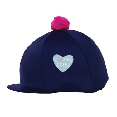 Buy I Love My Pony Collection Hat Cover by Little Rider-Navy-One Size| Online for Equine