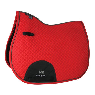 HY Sport Active GP Saddle Pad Rosette Red