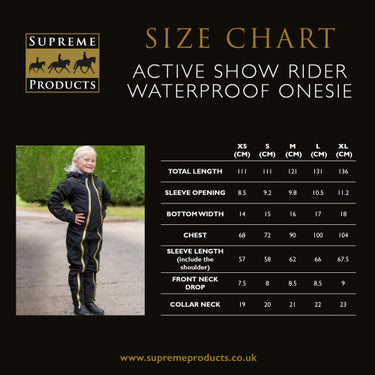 Buy Supreme Products Active Show Rider Waterproof Onesie | Online for Equine