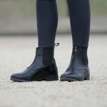 Dublin Black Childrens Foundation Zip Paddock Boots II