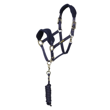 Buy the Shires ARMA Navy Fleece Headcollar & Lead Rope | Online for Equine