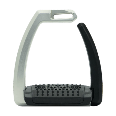 Buy the Sprenger AERO-Stirrups with spikes - Black/Silver | Online for Equine