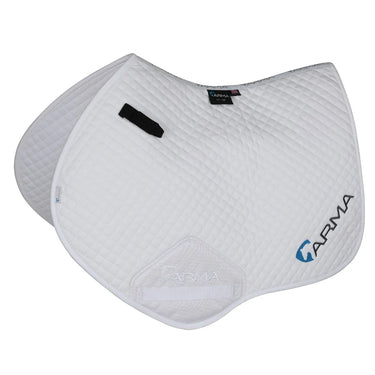 Shires ARMA White Branded Jump Saddlecloth