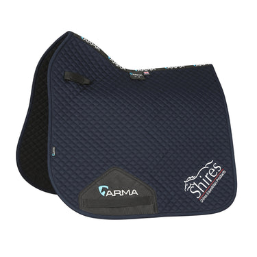 Buy the Shires Branded Navy Dressage Saddlecloth | Online for Equine