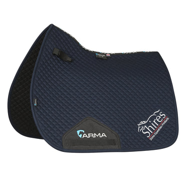 Buy the Shires Branded Navy GP Saddlecloth | Online for Equine