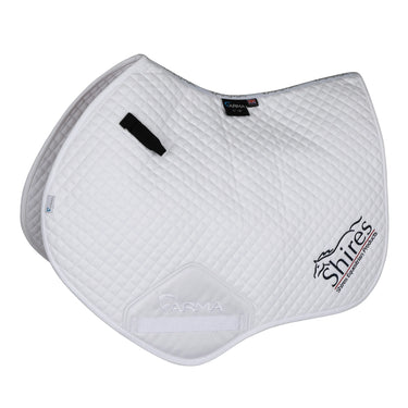 Buy the Shires Branded White Jump Saddlecloth | Online for Equine