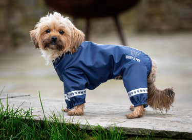 Digby & Fox Navy Cover-All Dog Coat