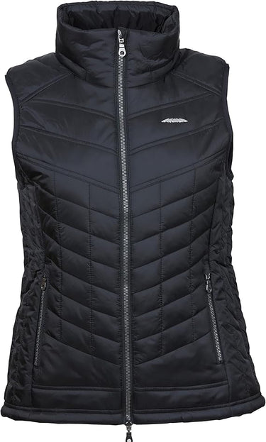 WeatherBeeta Ladies Black Gia Puffer Gilet - UK 6