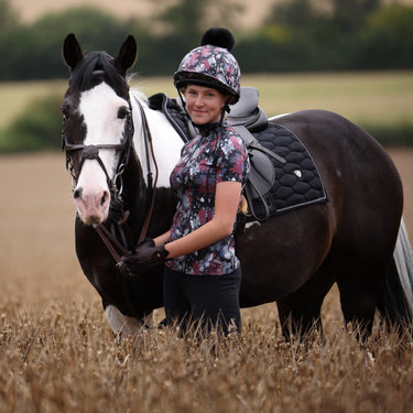 Shires Abstract Aubrion React Young Rider Short Sleeve Base Layer