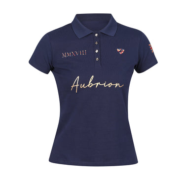 Shires Aubrion Navy Ladies Team Polo Shirt UK 6