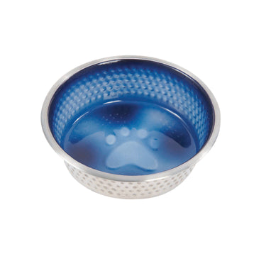 Buy Weatherbeeta Non-Slip Stainless Steel Shade Royal Blue Dog Bowl | Online for Equine