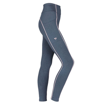 Buy Shires Aubrion Sculpt Linear Ladies Navy Riding Tights | Online for Equine