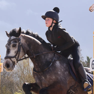 Buy Shires Aubrion Young Rider Black Serene Hoodie|Online for Equine