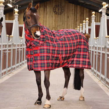 Buy the Shires Tempest Plus Red Check 200g Combo Stable Rug | Online for Equine