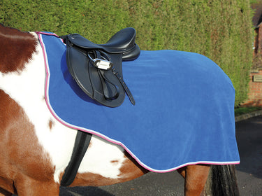 Shires Tempest Original Fleece Exercise Sheet-Royal-4'3" (To fit 5'9" Rug)