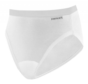 Equetech White Bikini Brief Plus - Large (UK 14-16)