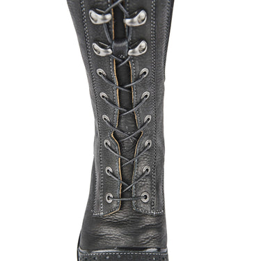 Buy Shires Moretta Black Maddalena Laced Long Leather Riding Boots | Online for Equine