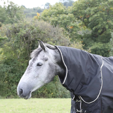 Shires Highlander Plus 200g Black Turnout Rug Neck Cover