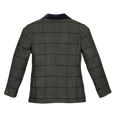 Shires Dark Green Check Aubrion Childs Saratoga Jacket