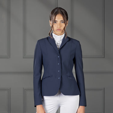 Buy the Shires Aubrion Navy Brixton Show Jacket | Online for Equine