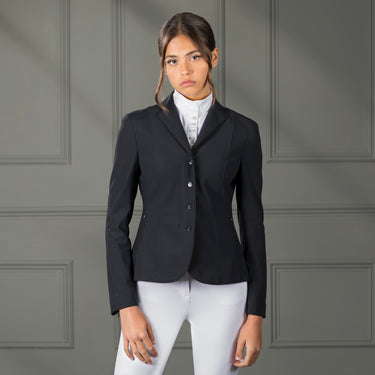 Buy the Shires Aubrion Black Stafford Show Jacket | Online for Equine