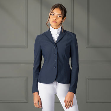 Buy the Shires Aubrion Navy Stafford Show Jacket | Online for Equine