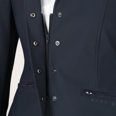 Buy the Shires Aubrion Navy Bolton Show Jacket | Online for Equine