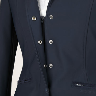 Buy the Shires Aubrion Navy Bolton Show Jacket | Online for Equine