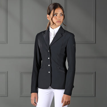 Buy the Shires Aubrion Black Wellington Show Jacket | Online for Equine