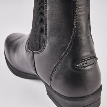 Buy the Shires Moretta Black Lucilla Childrens Leather Jodhpur Boots | Online For Equine