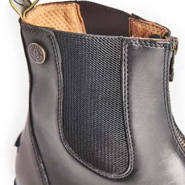 Buy the Shires Moretta Black Rosetta Children's Paddock Boots | Online for Equine